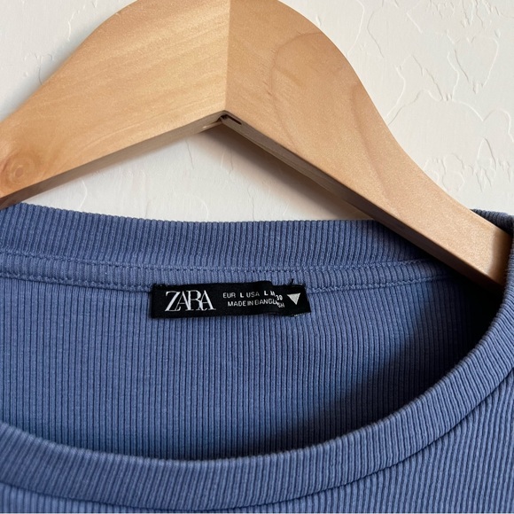 Zara Blue long sleeve bodysuit - Picture 4 of 4